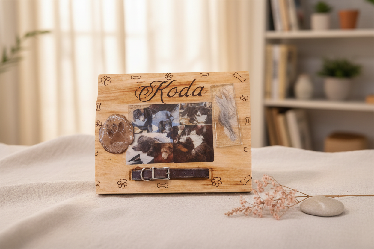 Custom Pet Memorial Frame – Lifestyle
