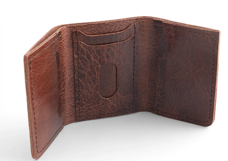 Handcrafted Leather Trifold Wallet