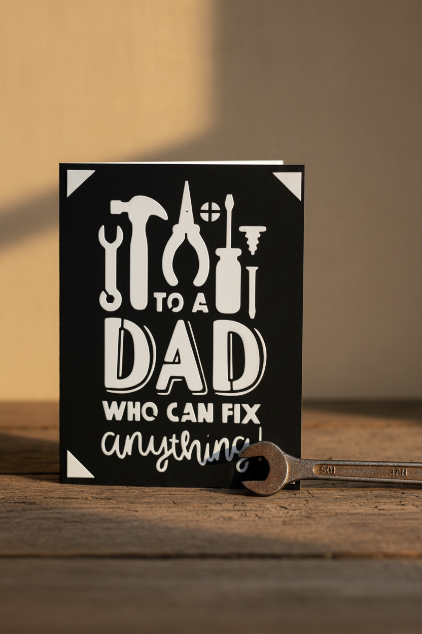 Fix Anything Father's Day card lifestyle