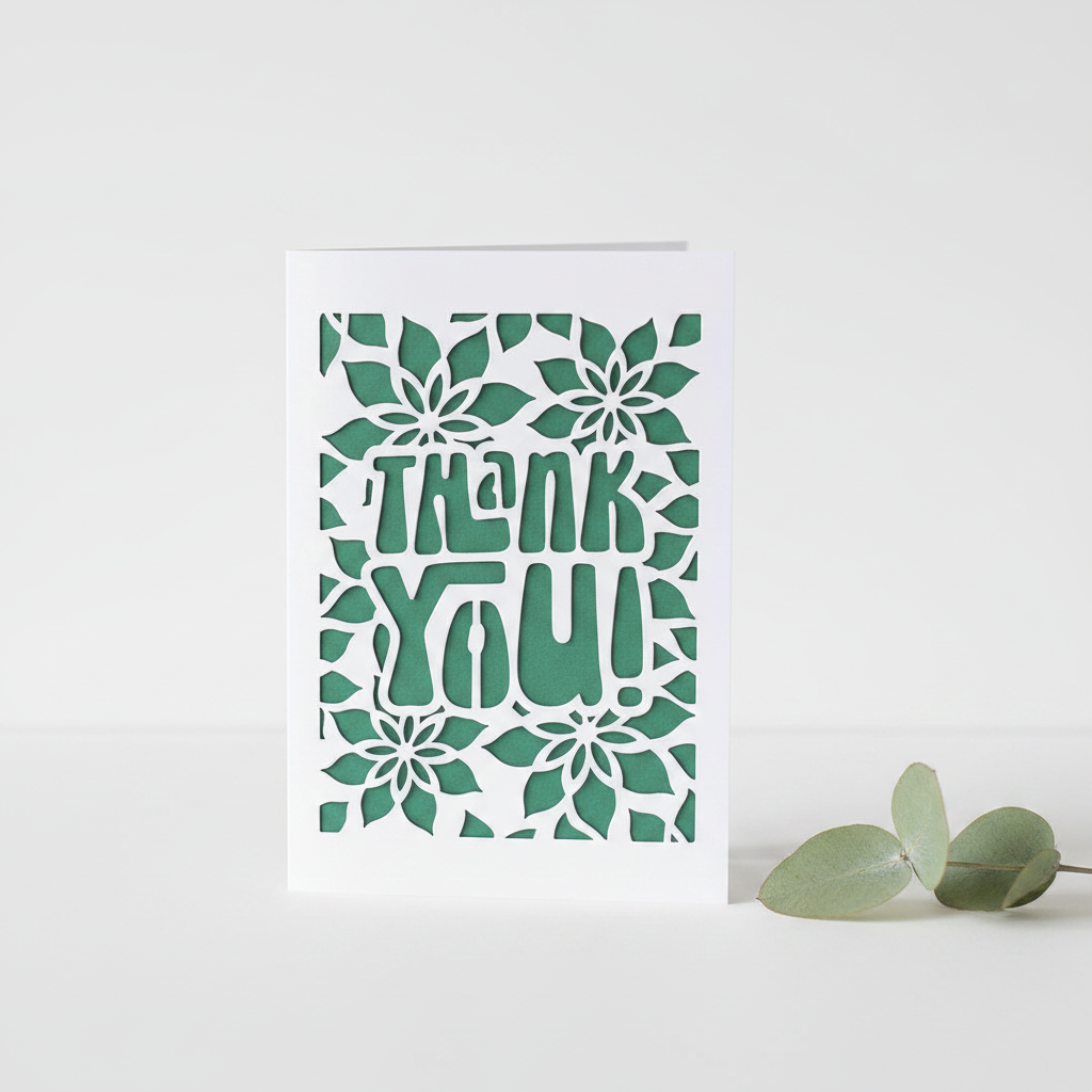 Thank you card lifestyle