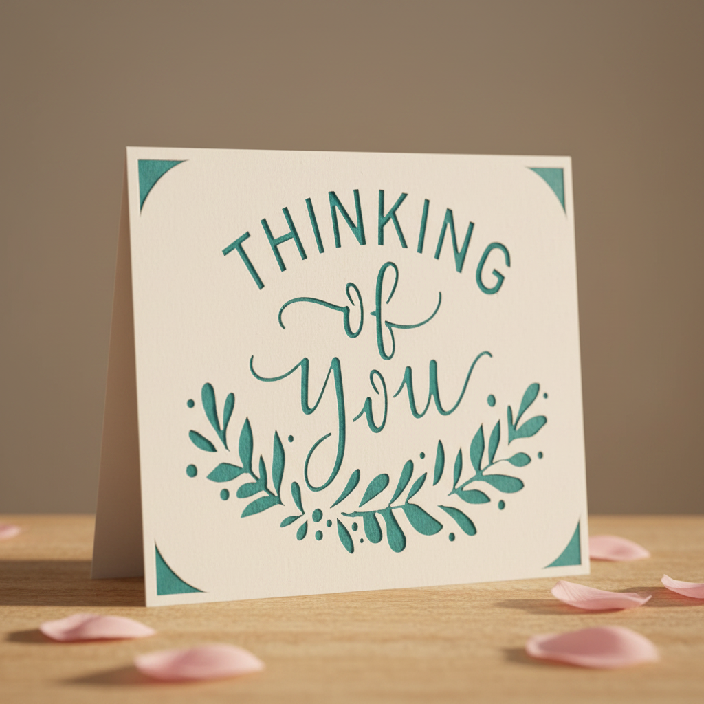Thinking of you card lifestyle