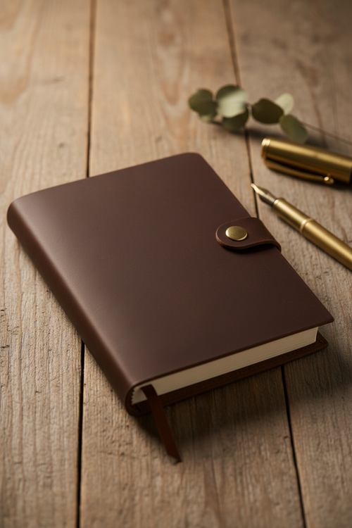 Leather Journal – Classic Dark Brown