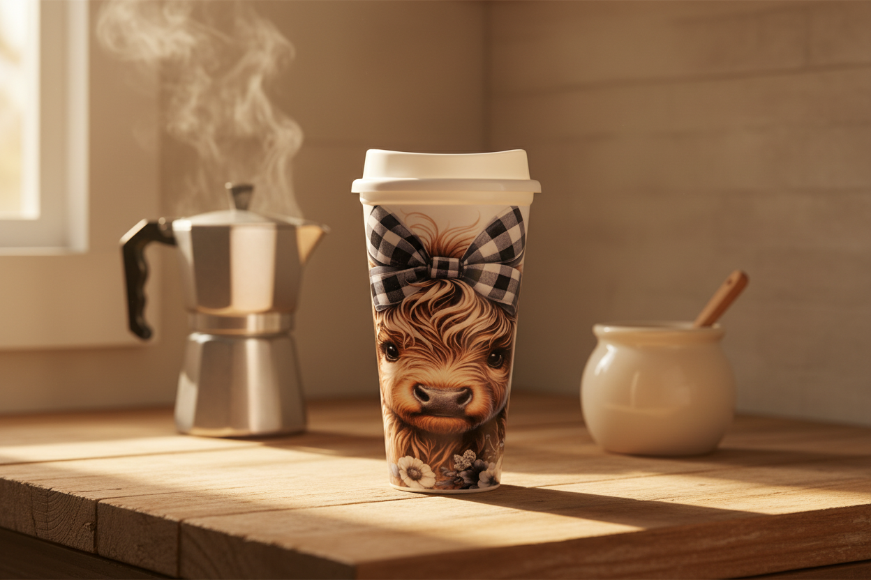 Tumbler – Grumpy Cow