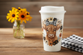 Tumbler – Highland Cow